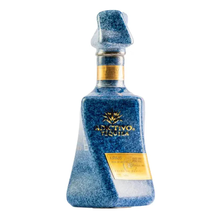 Adictivo Añejo Tequila Ceramic Blue