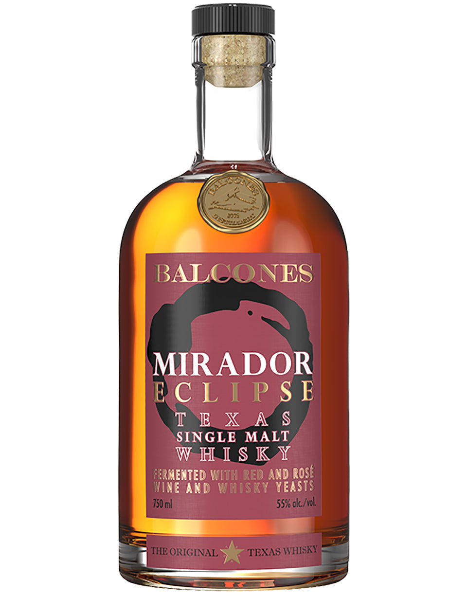 Balcones Mirador Eclipse Texas Single Malt Whiskey Balcones