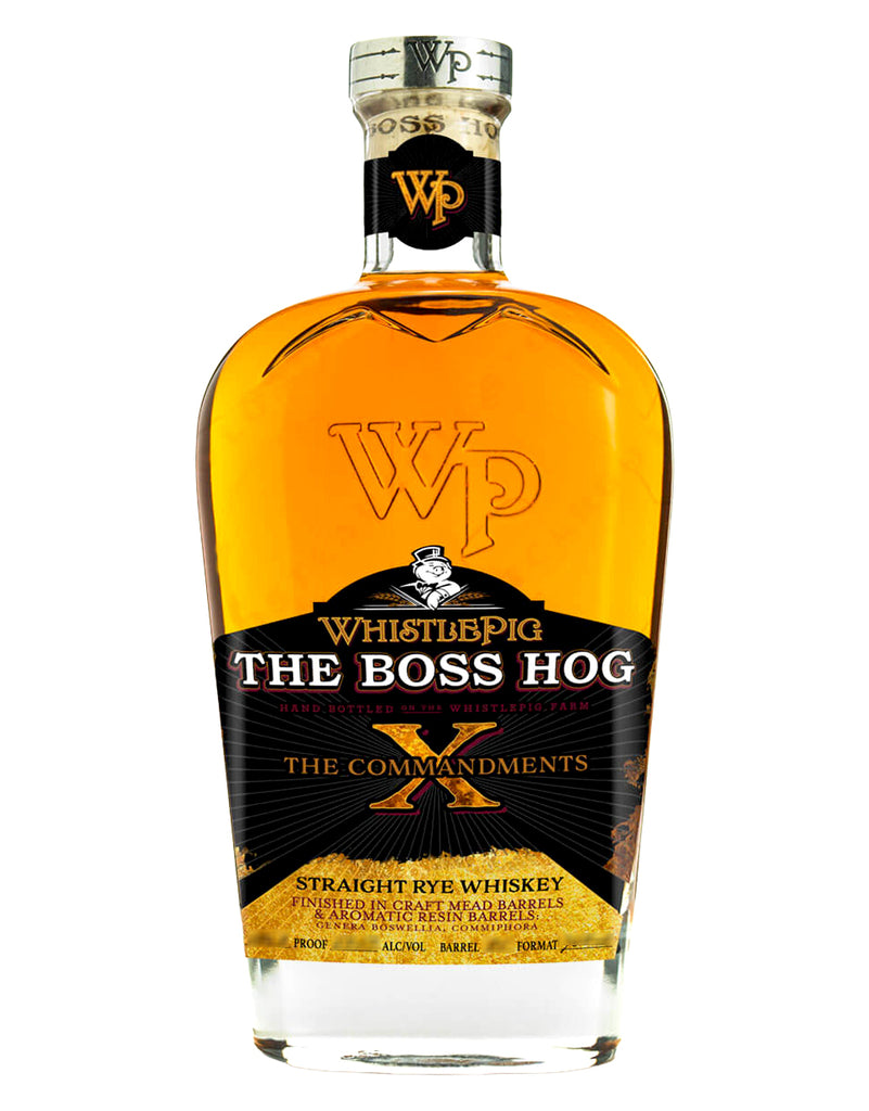 Buy WhistlePig The Boss Hog X The Commandments Straight Rye Whiskey