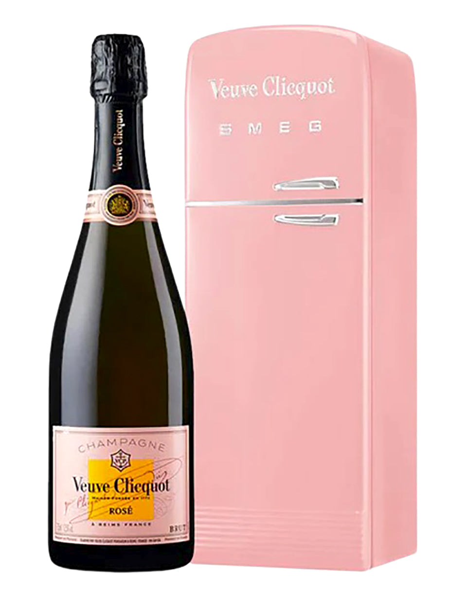 Veuve Clicquot Rosé SMEG Fridge Champagne Veuve