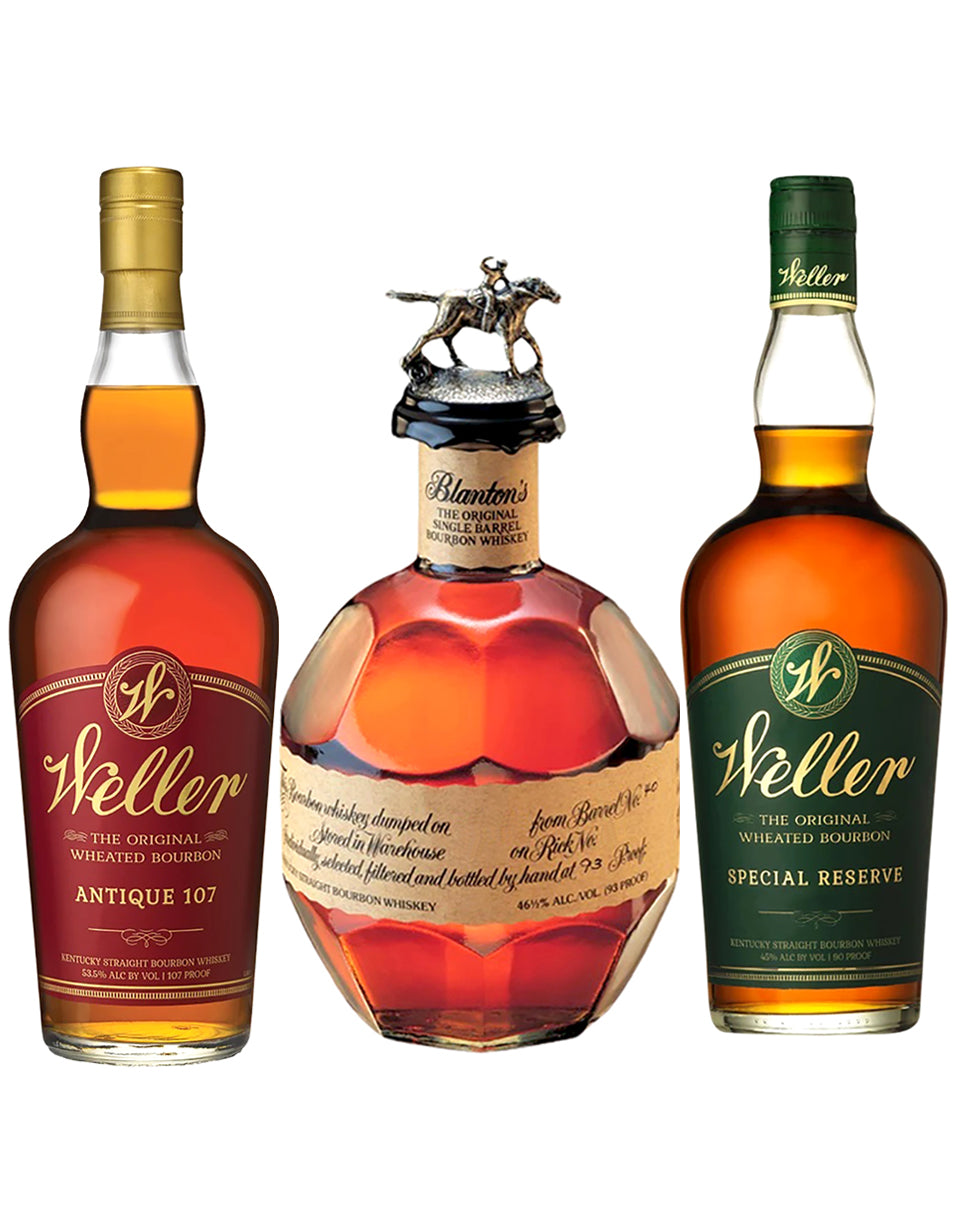 Weller Antique 107 - Special Reserve - Blanton's - 3 Pack - Craft Spirit Shop