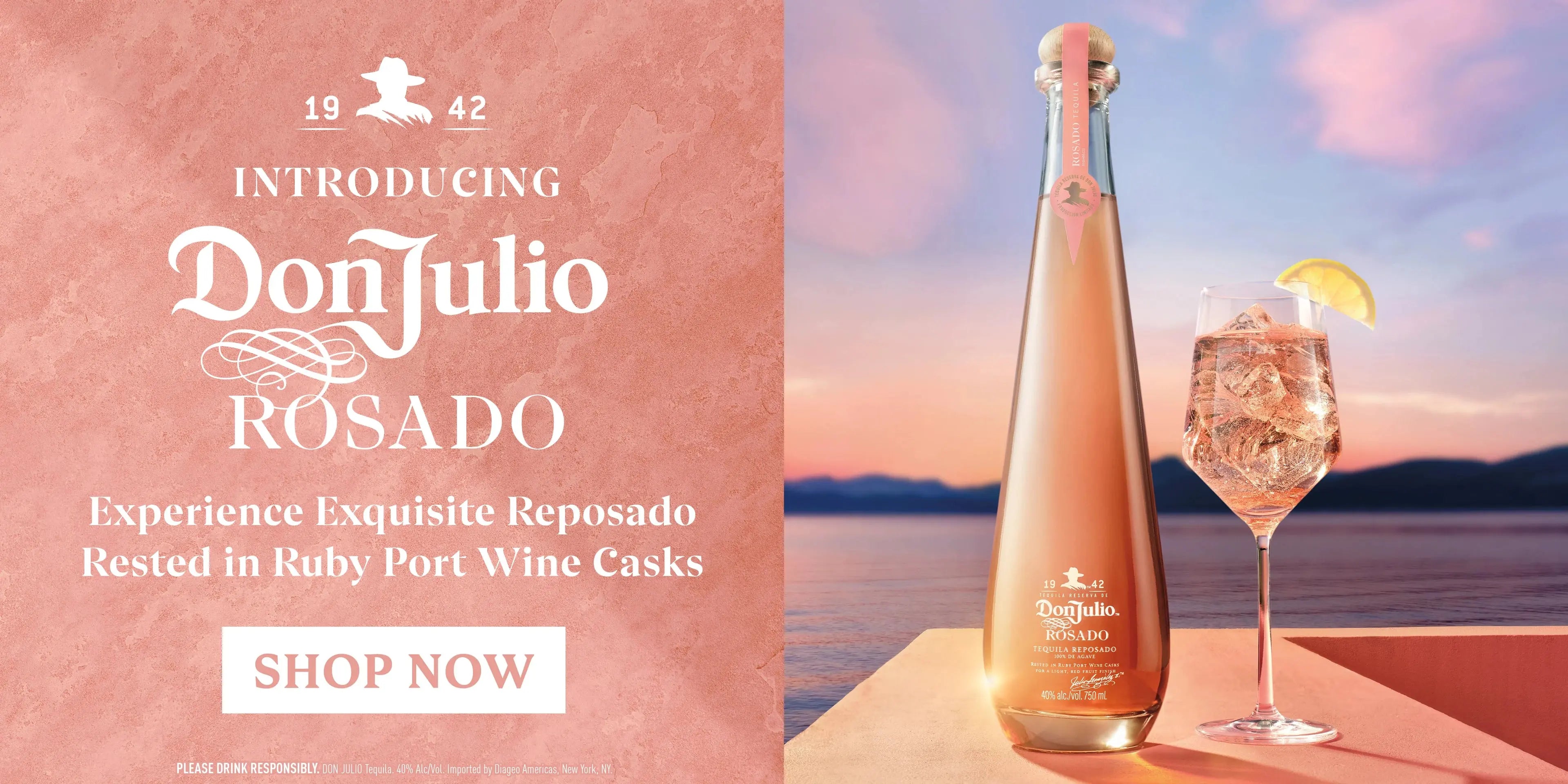 Don Julio 1942 Rosado Reposado Tequila Don Julio