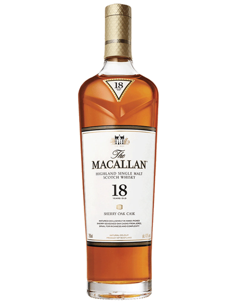 Macallan 18 Year Sherry Oak Scotch Whisky