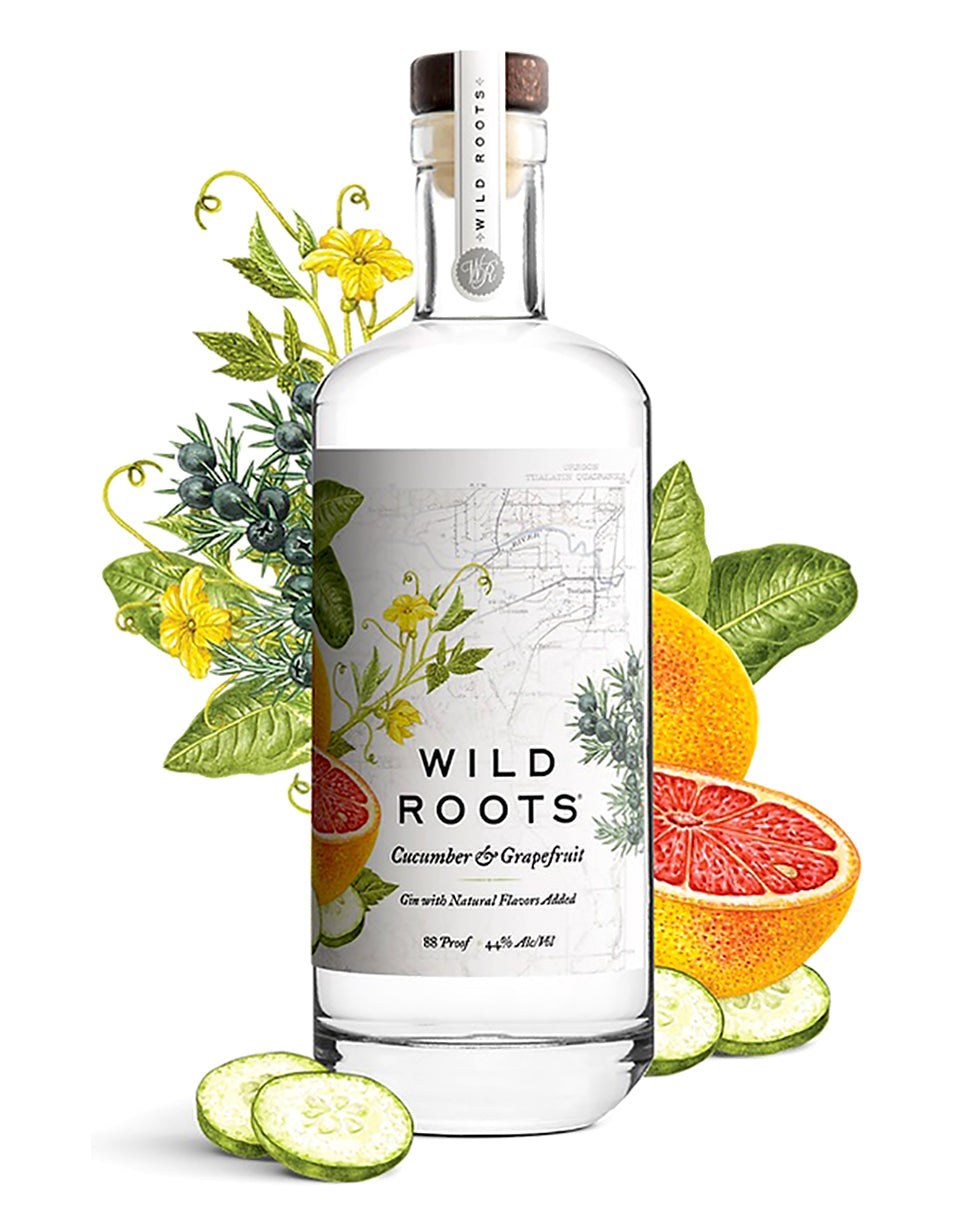 Wild Roots Cucumber Grapefruit Gin Wild Roots