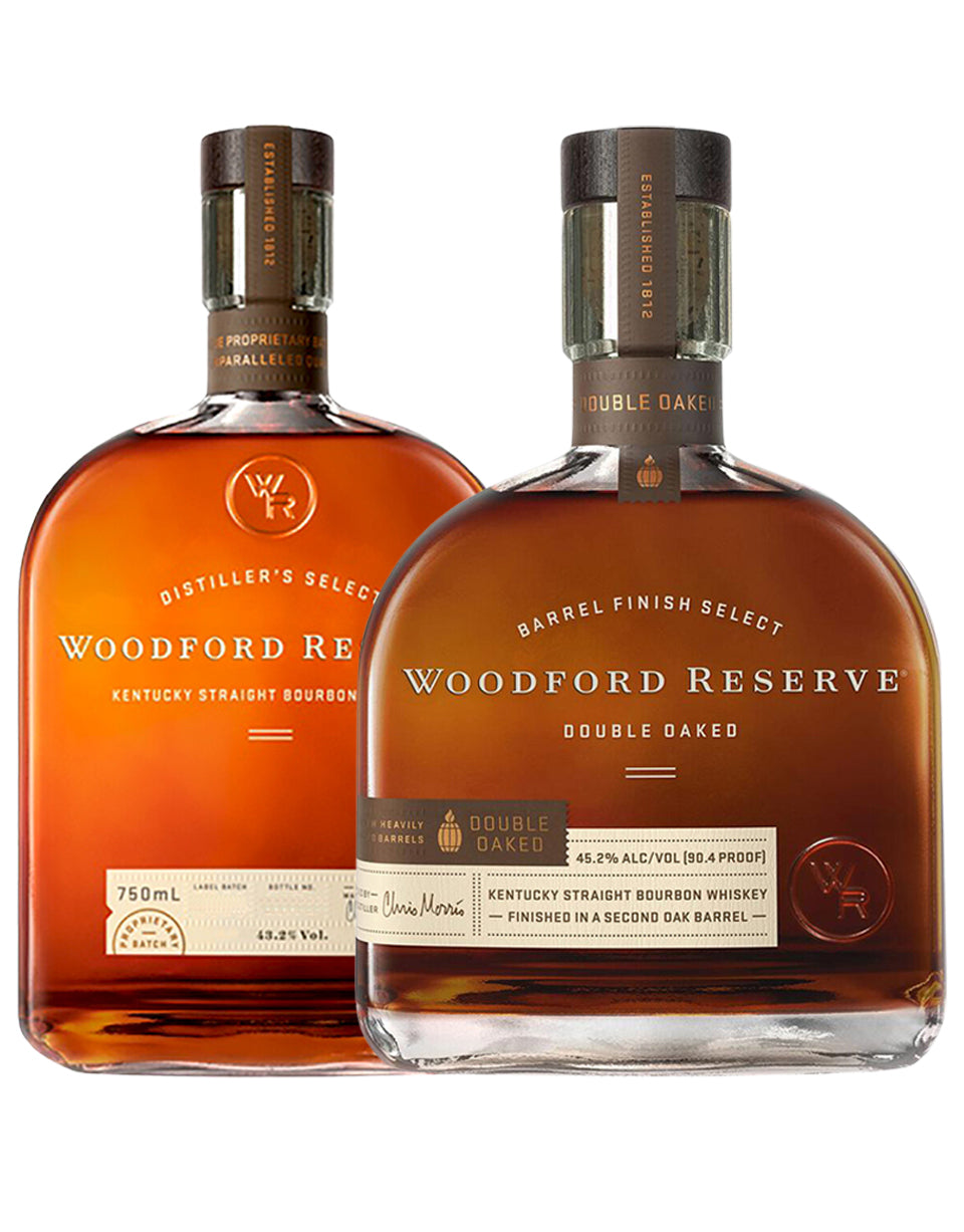Woodford Reserve Double Oaked and Bourbon 2-Pack Combo Woodford Reserve