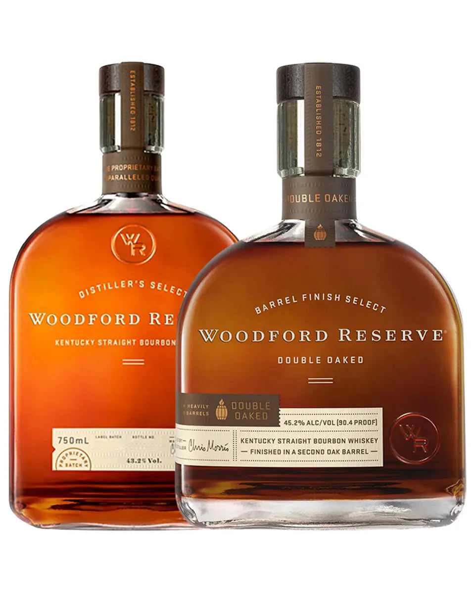 Woodford Reserve Double Oaked and Bourbon 2-Pack Combo Woodford Reserve