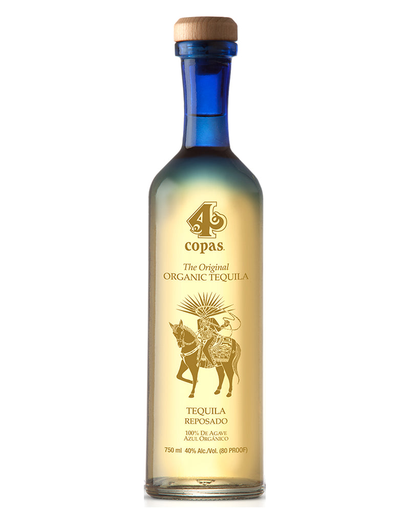 Buy 4 Copas Organic Reposado Tequila