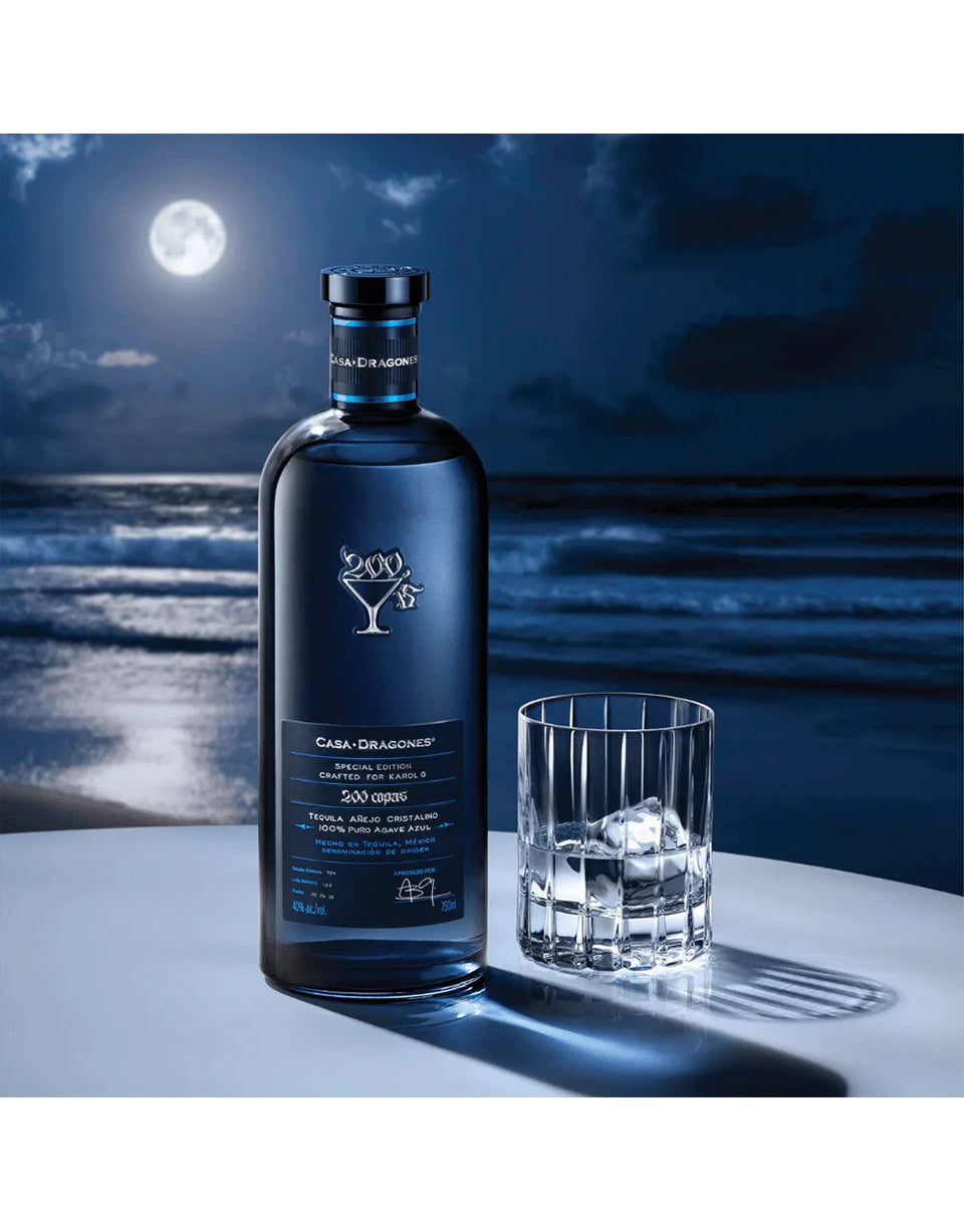 Buy Casa Dragones x Karol G 200 Copas Añejo Cristalino Tequila