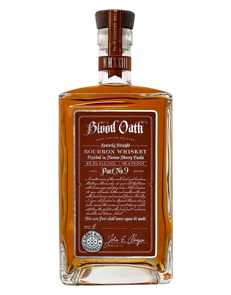 Buy Blood Oath Pact No. 9 Bourbon Whiskey