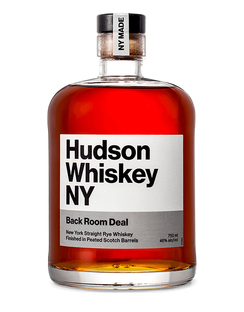 Buy Hudson Back Room Deal Rye Whiskey Finished in Peated Scotch Barrels