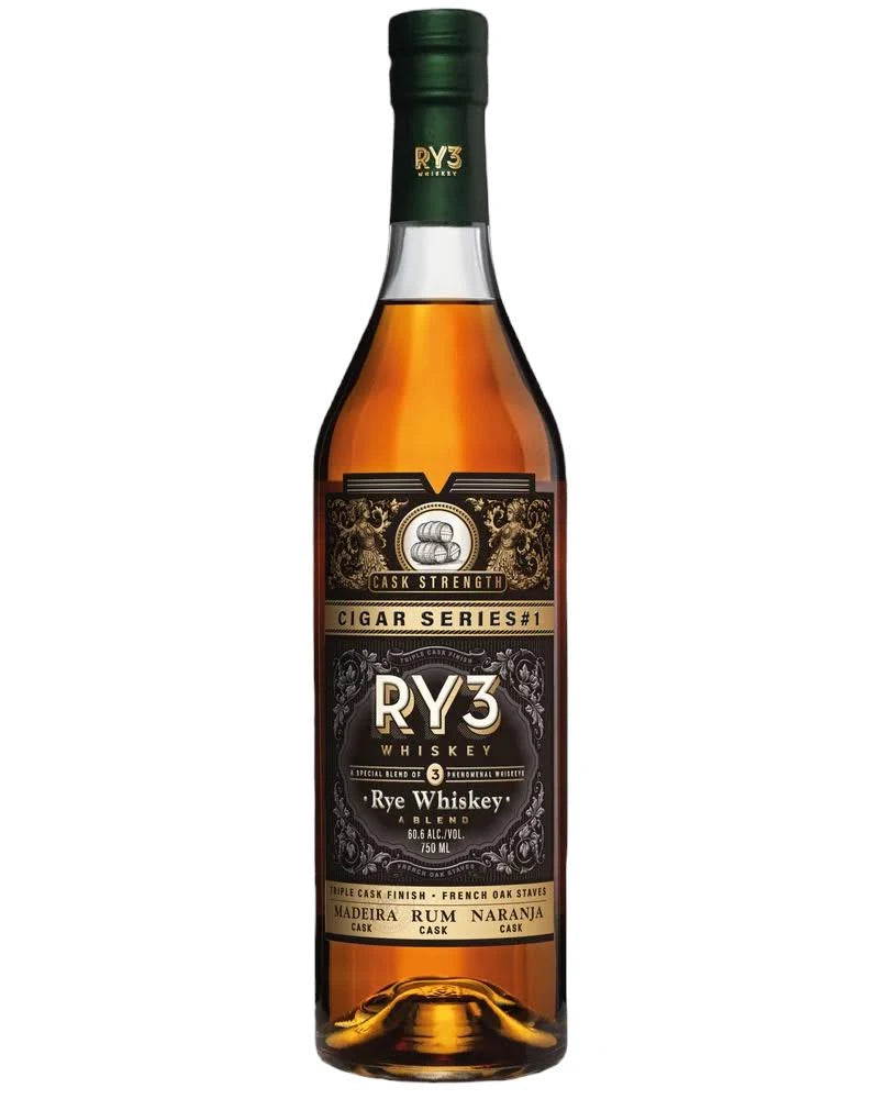 Buy Buy Ry3 Cigar Series Cask Strength Rye Whiskey