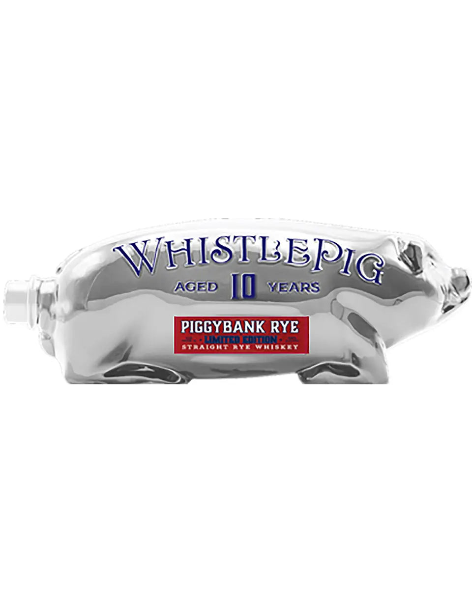 WhistlePig Piggybank Rye White, and Blue 10 Year