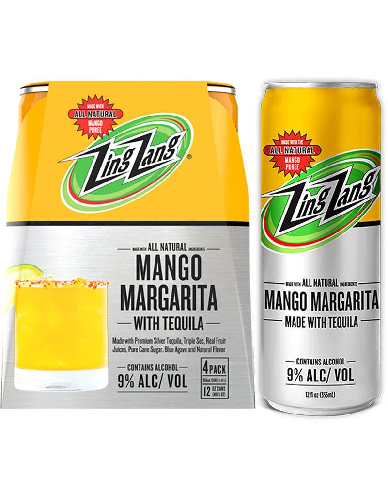 Buy Zing Zang Mango Margarita RTD 4-Pack Cans