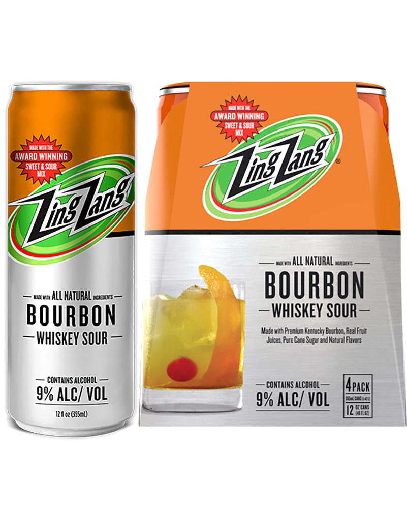 Buy Zing Zang Bourbon Whiskey Sour RTD 4-Pack Cans