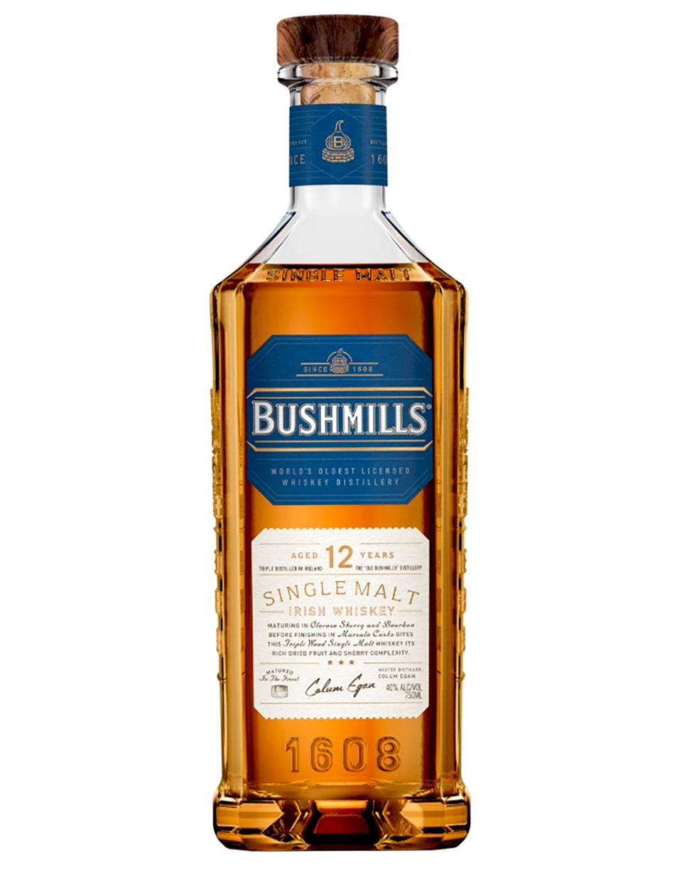 Bushmills 12 Year Old Single Malt Irish Whiskey