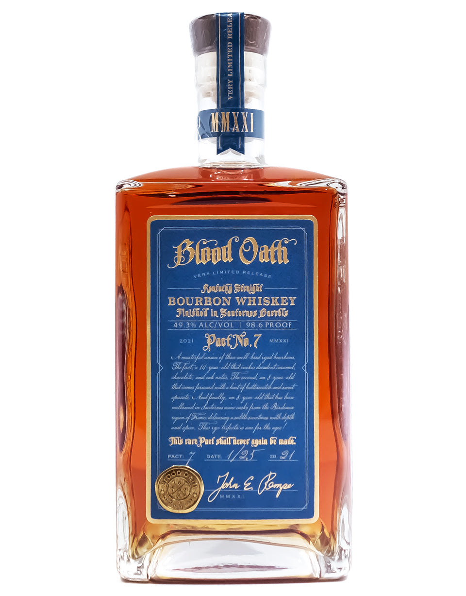 Blood Oath Pact No. 7 Bourbon Whiskey