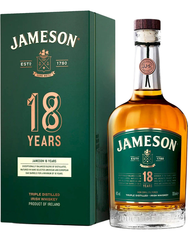 Buy Jameson 18 Year Triple Distilled Irish Whiskey