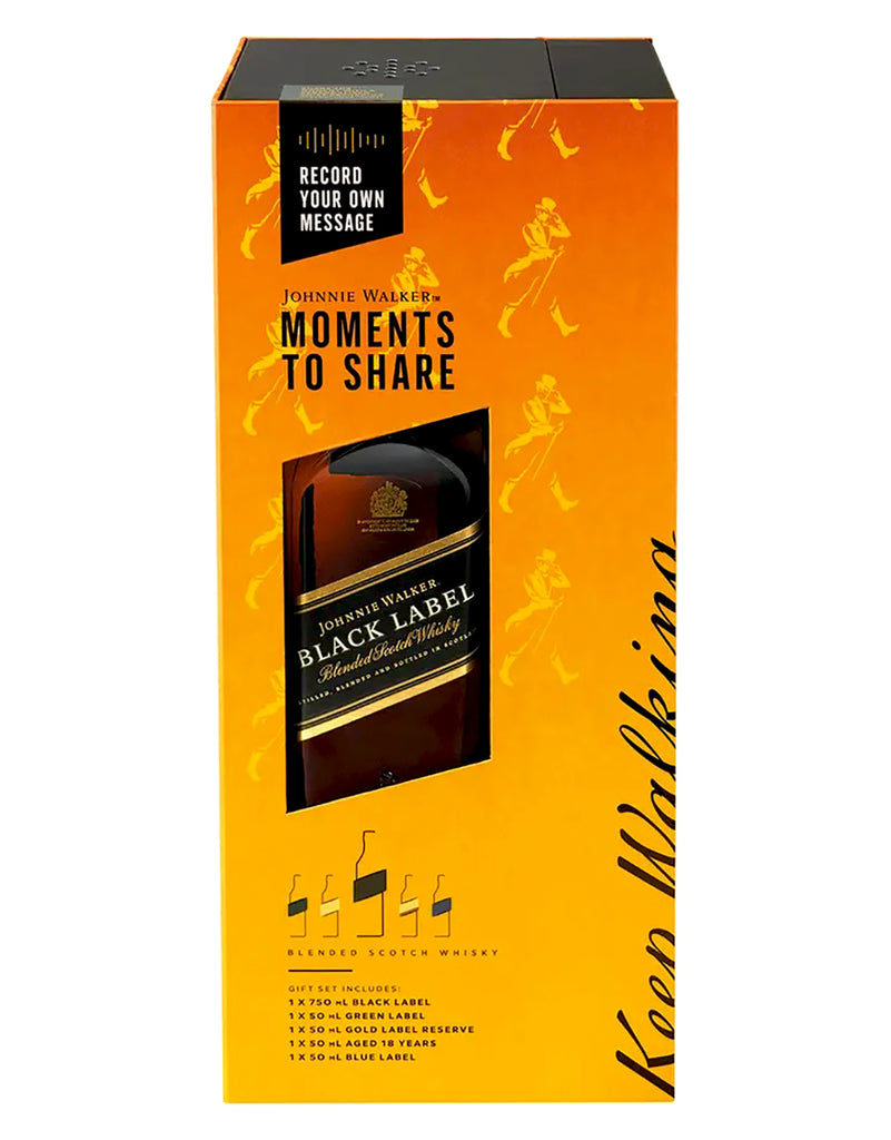 Buy Johnnie Walker Black Label Moments to Share Voice Recorder Gift Set