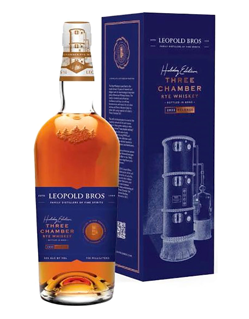 Buy Leopold Bros Three Chamber Rye Holiday Edition Whiskey
