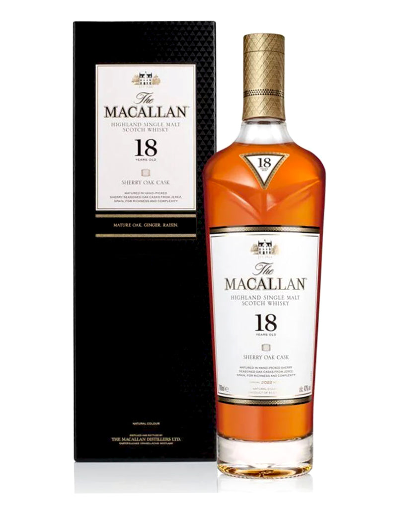 The Macallan 18 Year Sherry Oak Scotch Whisky
