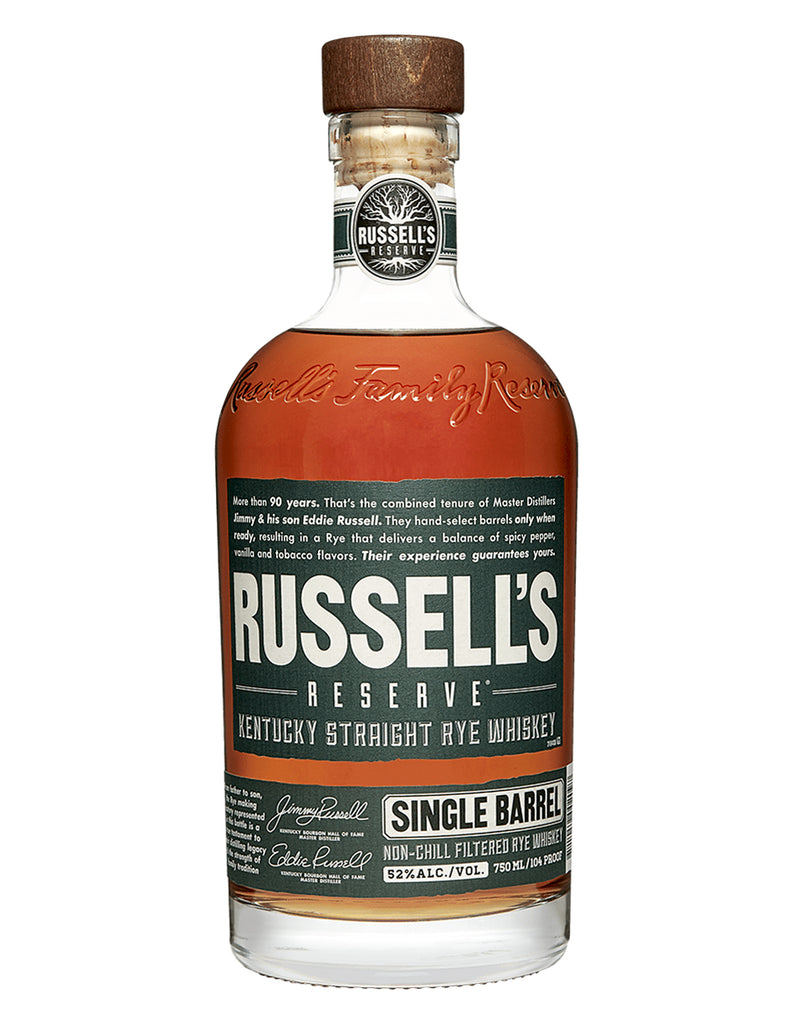 Buy Russell's Reserve Single Barrel Rye Whiskey