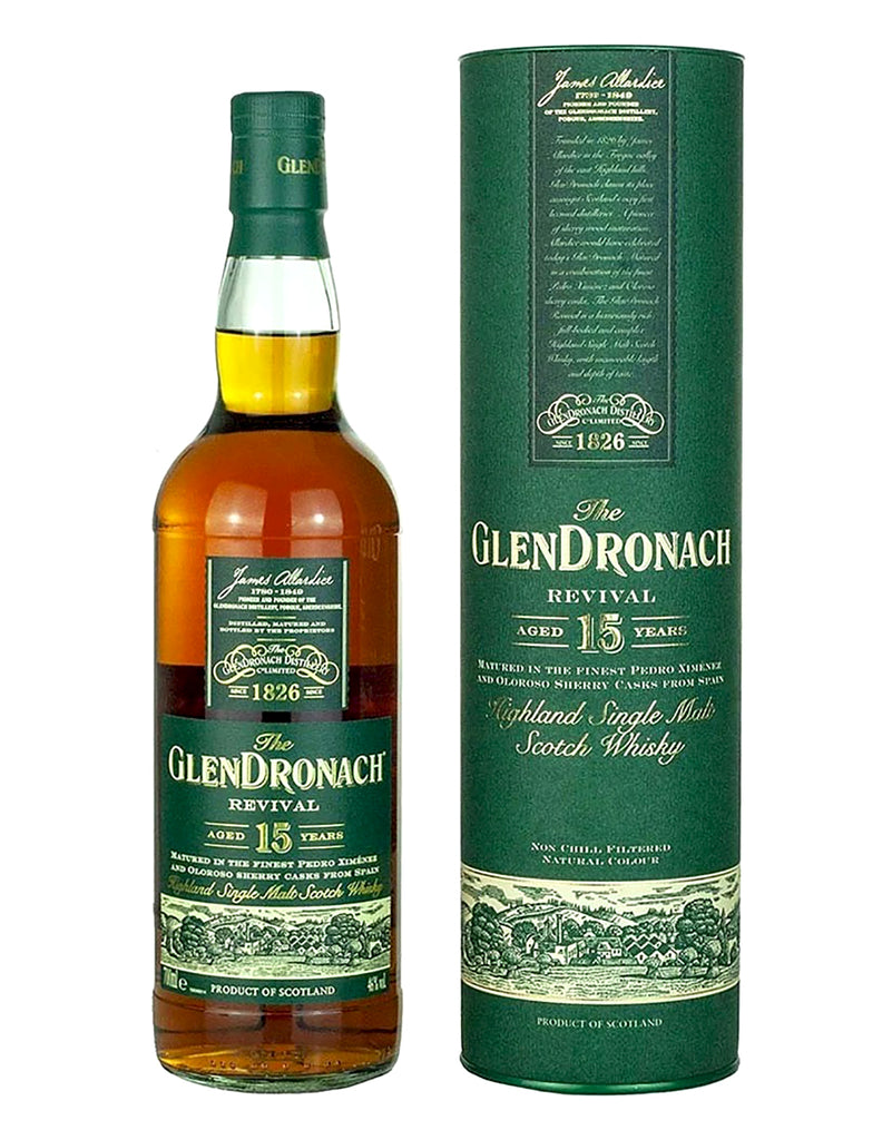 Buy Glendronach Revival Aged 15 Years Scotch