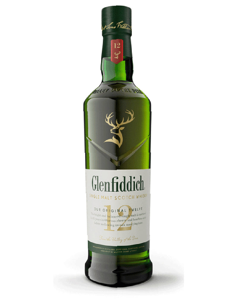 Glenfiddich 12 Year Single Malt Scotch Whisky 