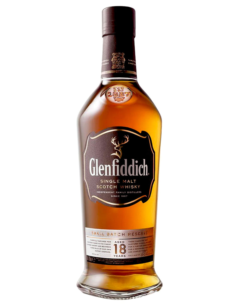 Glenfiddich 18 Year Old Single Malt Whisky OLD IMAGE