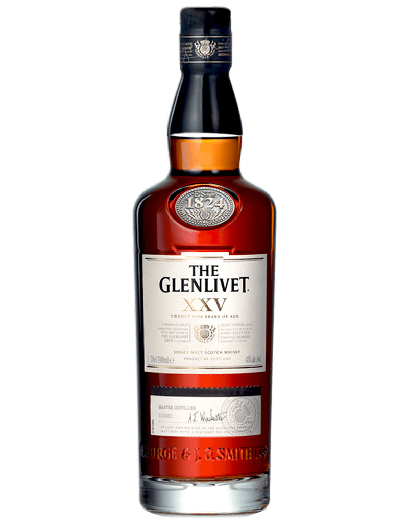 Glenlivet 25 Year Old Scotch