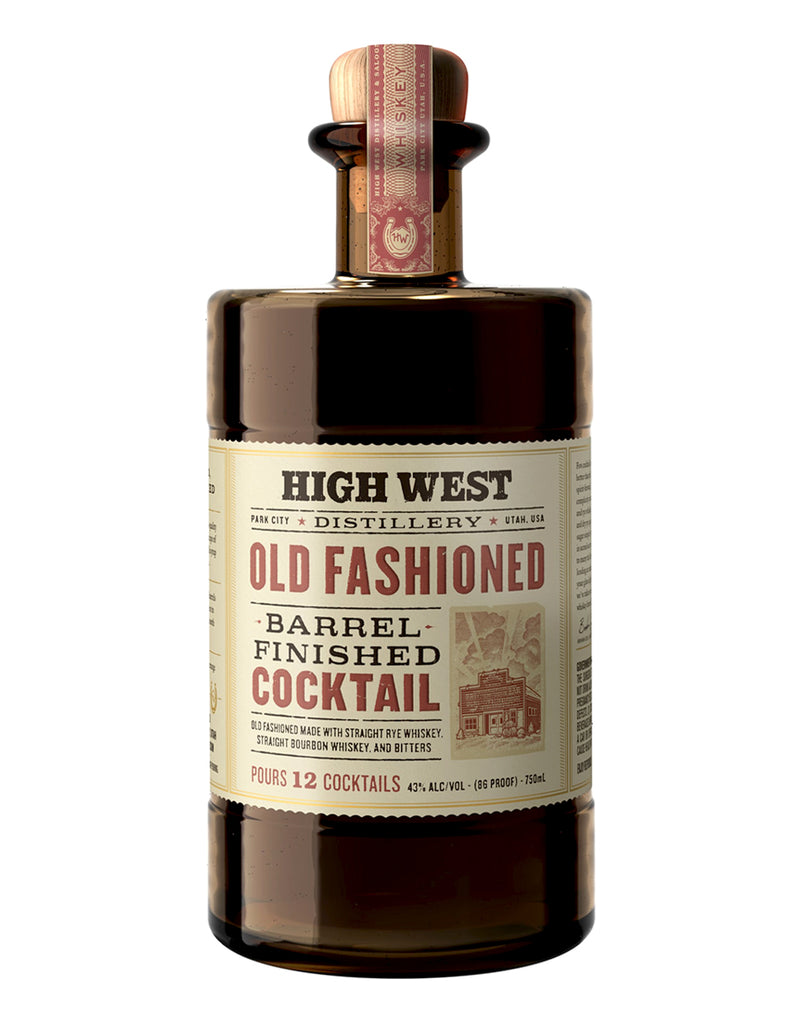 High West Barrel Finished Old Fashioned Cocktail