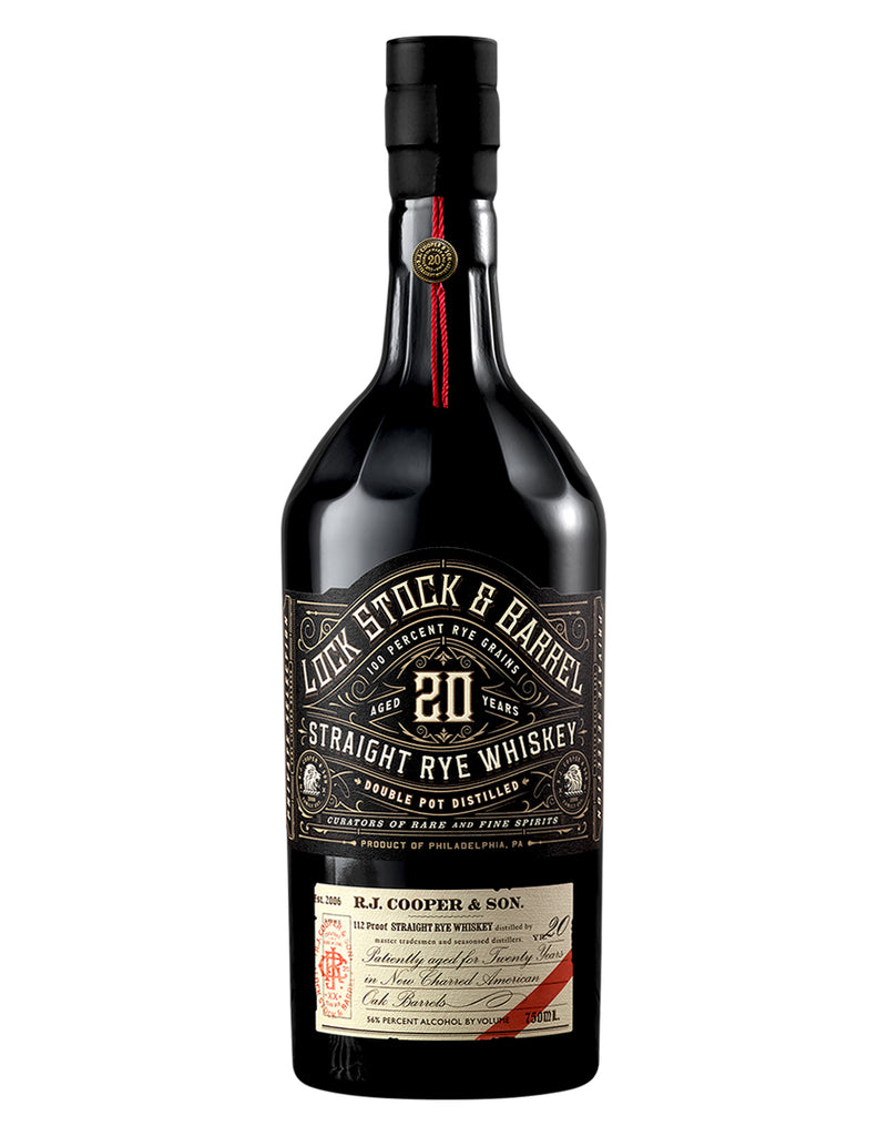 Lock Stock & Barrel 20 Year Straight Rye Whiskey