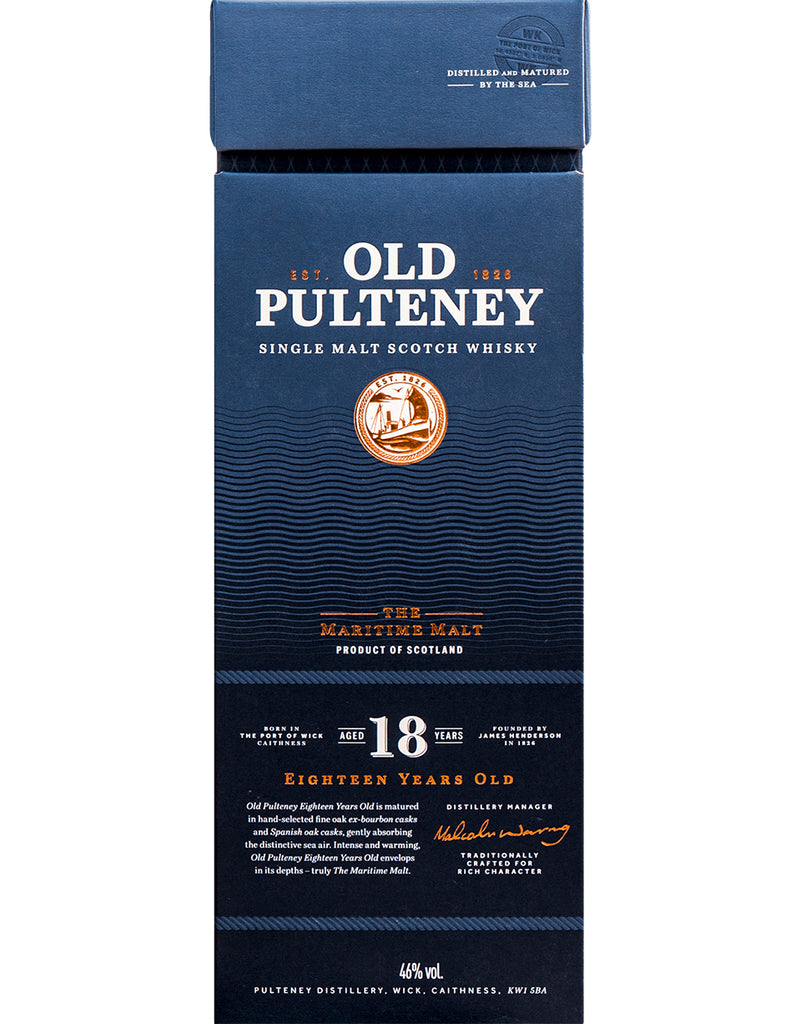 Buy Old Pulteney 18 Year Old Scotch Whisky Box