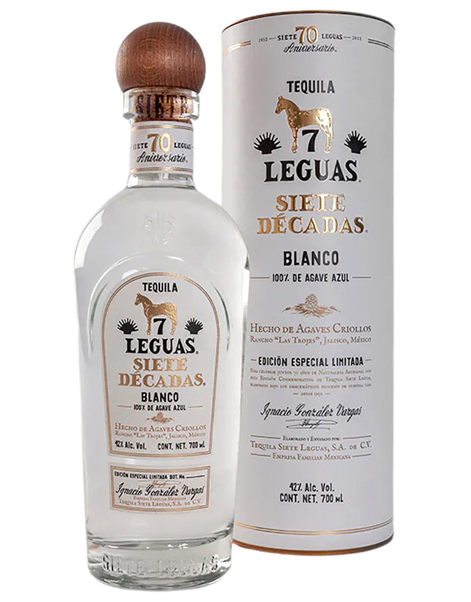 Buy Siete Leguas Siete Décadas Blanco Tequila