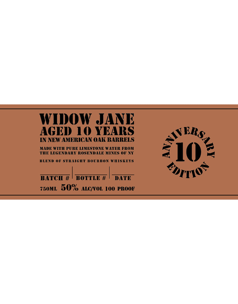 Buy Widow Jane 10 Year Anniversary Edition